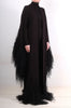 Jersey Maxi Kimono with Fringes by David's Road 