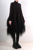 Jersey Midi Dress with Fringes by David's Road 