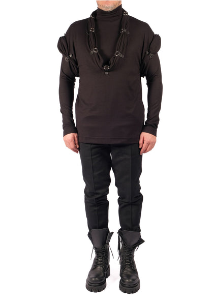Jersey Sleeveless with V-Neck Detail by David's Road 