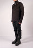 Jersey Turtleneck with Neck Detail by David's Road 