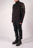 Jersey Turtleneck with Zippers by David's Road 