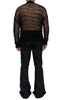 Knitted Cotton Sequins V-Neck by David's Road 