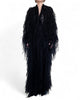 Knitted Long Coat/Cardigan with Fringes by David's Road 