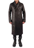 Leather Effect Double Breasted Coat by David's Road 