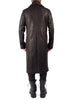 Leather Effect Double Breasted Coat by David's Road 