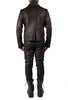 Leather Effect Double Breasted Jacket by David's Road 