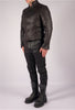 Leather Effect Mao Collar Blazer by David's Road 