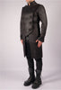 Leather Effect Military Coat by David's Road 