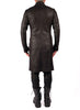 Leather Effect Military Coat by David's Road 