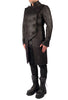 Leather Effect Military Coat by David's Road 