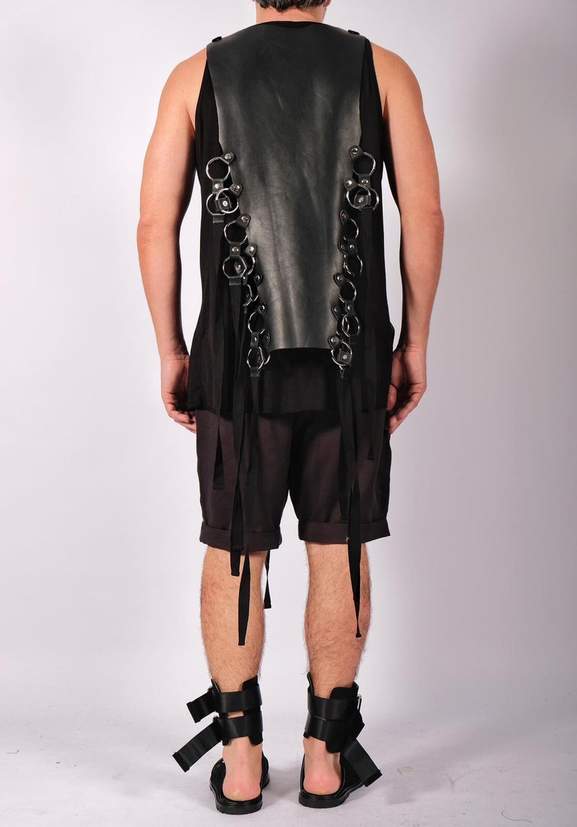 Leather Top with Rings & Ribbons – David's Road US