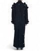 Long Boiled Wool Blazer with Applications by David's Road 