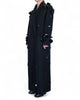 Long Boiled Wool Blazer with Applications by David's Road 