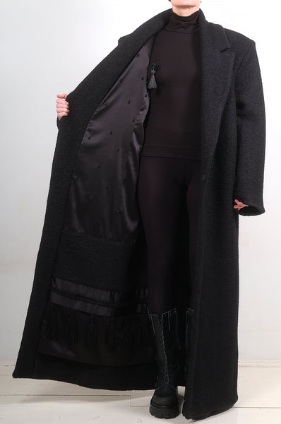 Long Coat with Inside Tassels by David's Road 
