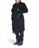 Long Georgette Padded Jacket with Belt by David's Road 