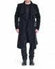 Long Georgette Padded Jacket with Belt by David's Road 