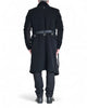 Long Georgette Padded Jacket with Belt by David's Road 