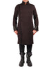 Long Sweatshirt Jacket with Belt Details by David's Road 