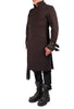 Long Sweatshirt Jacket with Belt Details by David's Road 