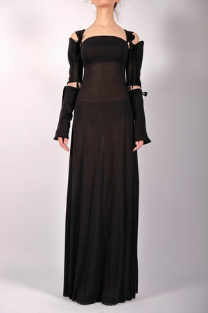 Maxi Jersey Dress with Detail by David's Road 