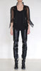 Mesh Sequin Blazer with Tail by David's Road 