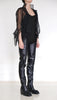 Mesh Sequin Blazer with Tail by David's Road 