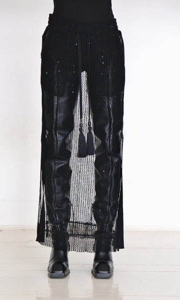 Mesh Sequin Skirt by David's Road 