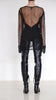 Mesh Sequin Top with Long Sleeves by David's Road 