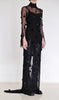 Mesh Turtleneck Maxi with Applications by David's Road 