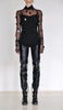 Mesh Turtleneck with Applications by David's Road 