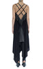 Midi Dress with Satin Straps by David's Road 