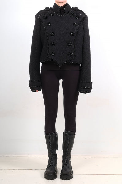 Military Blazer with Embroidery by David's Road 