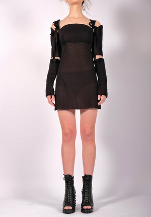 Mini Jersey Dress with Detail by David's Road 