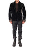 Padded Velvet Blazer by David's Road 
