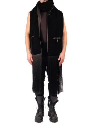 Padded Velvet Scarf by David's Road 