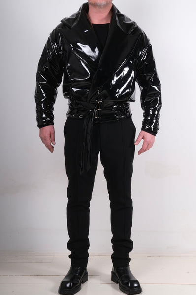Painted Eco Leather Biker Jacket by David's Road 