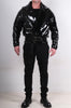 Painted Eco Leather Biker Jacket by David's Road 