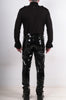 Painted Eco Leather Slim Trousers by David's Road 