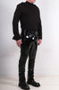 Painted Eco Leather Slim Trousers by David's Road 