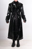 Painted Eco Leather Trench Coat by David's Road 