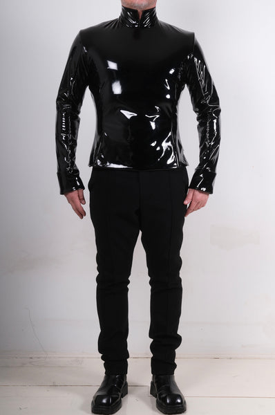 Painted Eco Leather Turtleneck by David's Road 