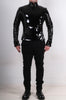 Painted Eco Leather Turtleneck by David's Road 