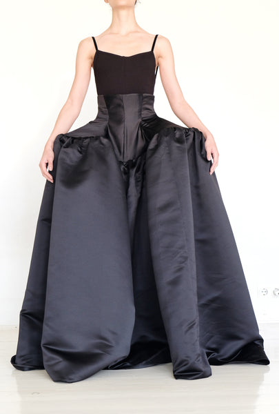 Silk Taffeta Couture Skirt by David's Road 