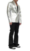 Silver Canvas Blazer by David's Road 