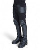 Slim Sweatshirt Biker Trousers with Leather by David's Road 