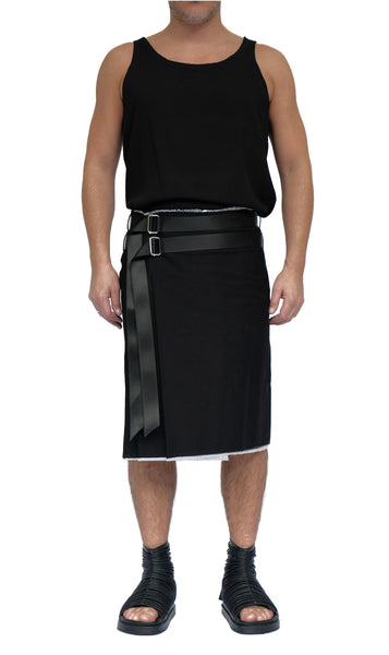 Stretch Denim Kilt by David's Road 