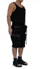 Stretch Denim Shorts with Zippered Pockets by David's Road 