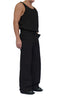 Stretch Denim Wide Trousers by David's Road 