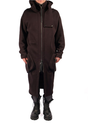 Sweatshirt Coat with Hood by David's Road 