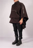 Sweatshirt Poncho with Zippers by David's Road 